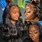 Body Wave 13x4 Hd Lace Frontal Wigs Natural Black Human Hair Wig-1