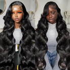 Body Wave 13x4 Hd Lace Frontal Wigs Natural Black Human Hair Wig