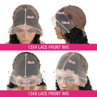 Deep Wave 13x4 Hd Lace Frontal Wigs Curly Natural Black Human Hair Wig-6